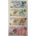 GHANA 1977 . ONE 1 - TEN 10 CEDIS BANKNOTES . SPECIMEN